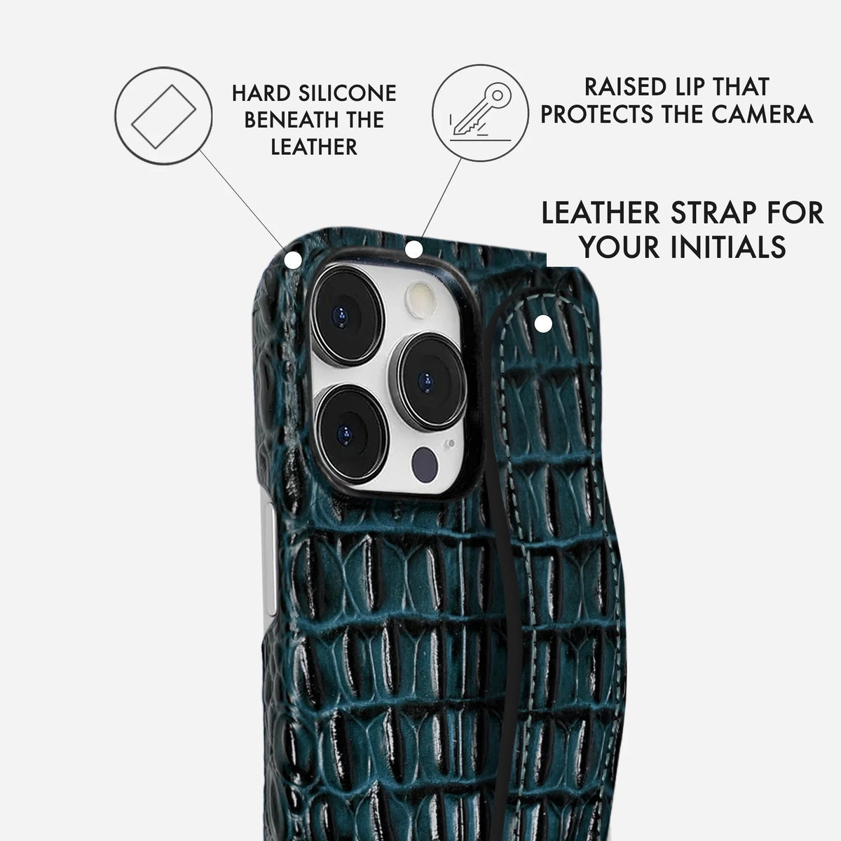 iPhone 15 Pro Max Leather Case — Titan Handle