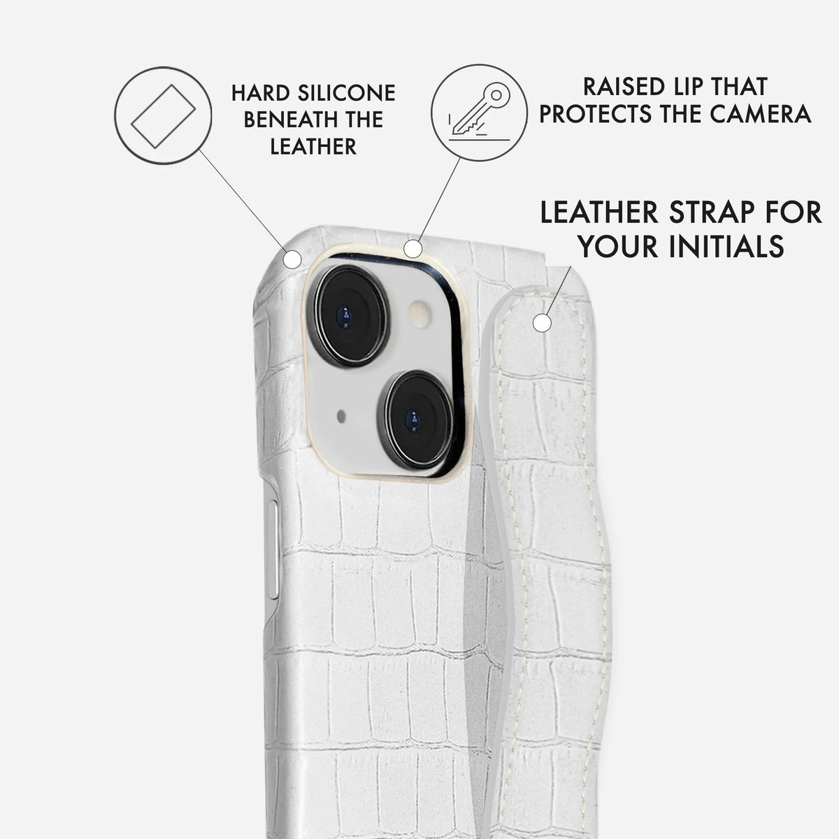 iPhone 14 Leather Case — Vega Handle