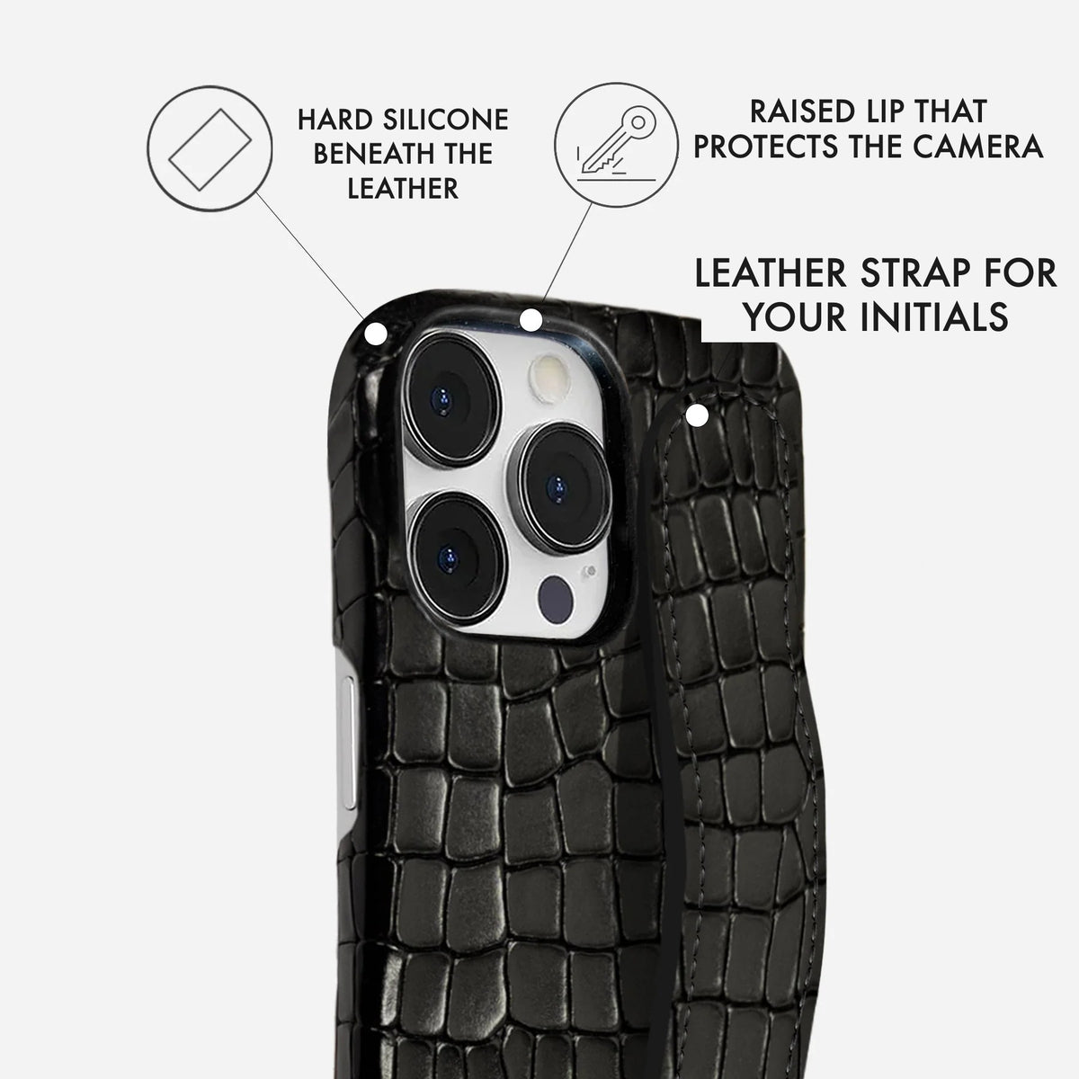 iPhone 14 Pro Leather Case — Lusso Handle