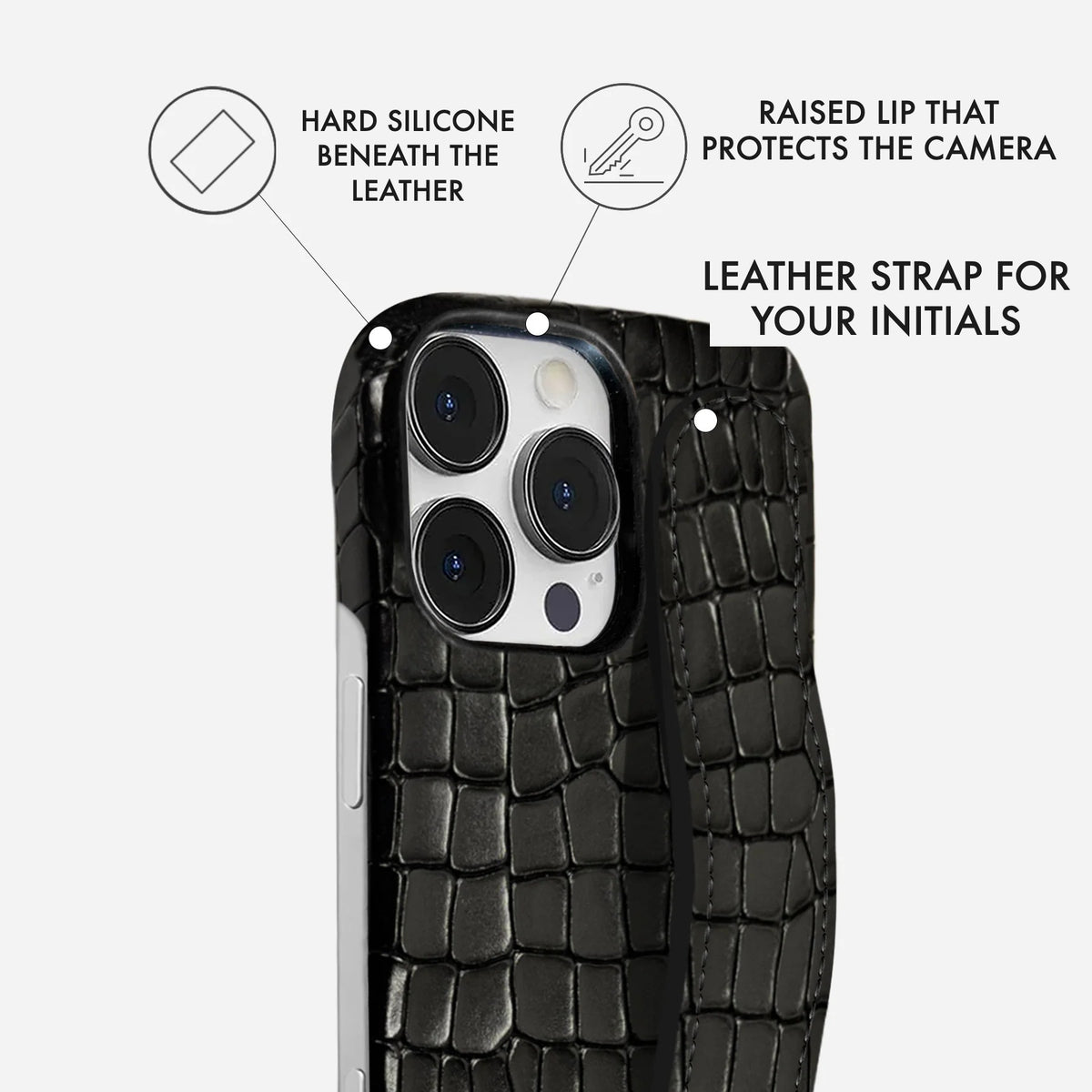 iPhone 16 Pro Leather Case — Lusso Handle
