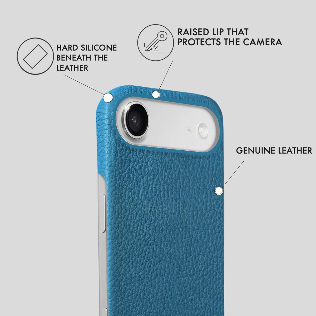 iPhone 17 Air Leather Case — Ashe