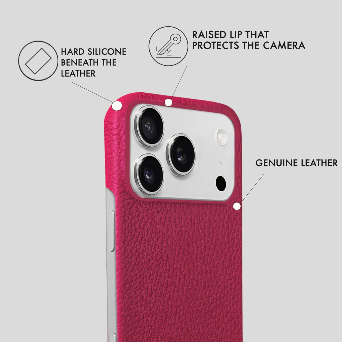 iPhone 17 Pro Max Leather Case — Ashe