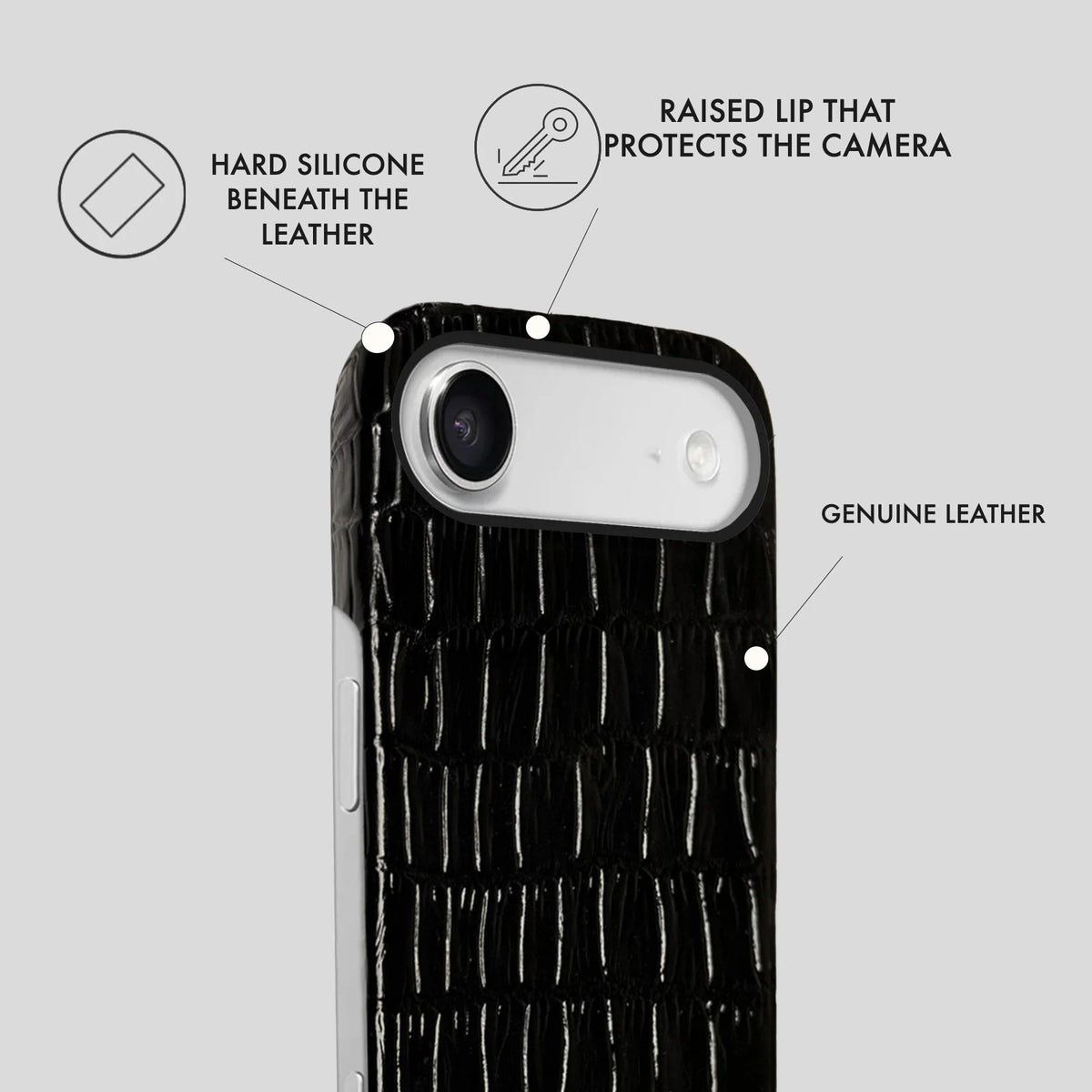 iPhone 17 Air Leather Case — Vega