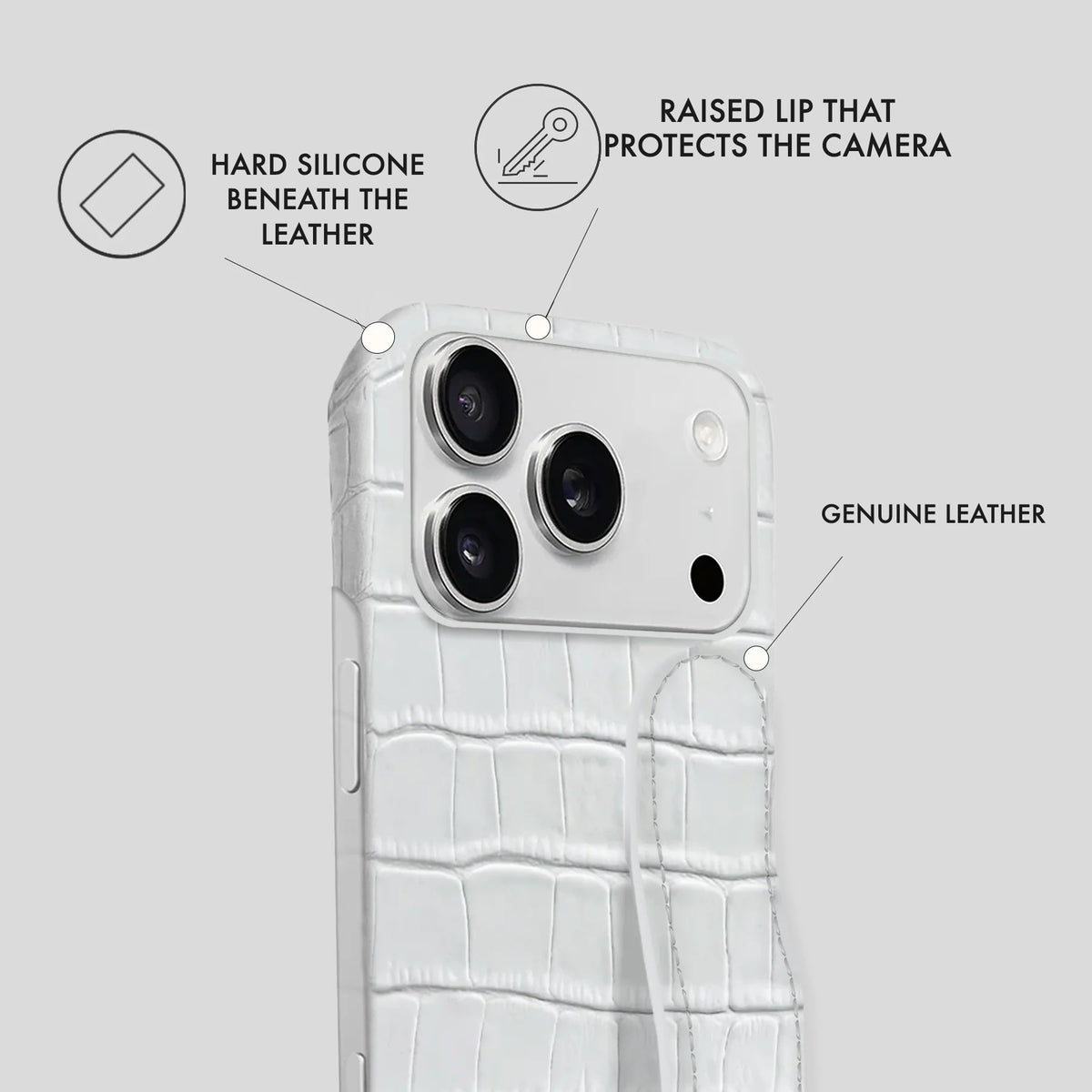 iPhone 17 Pro Max Leather Case — Vega Handle
