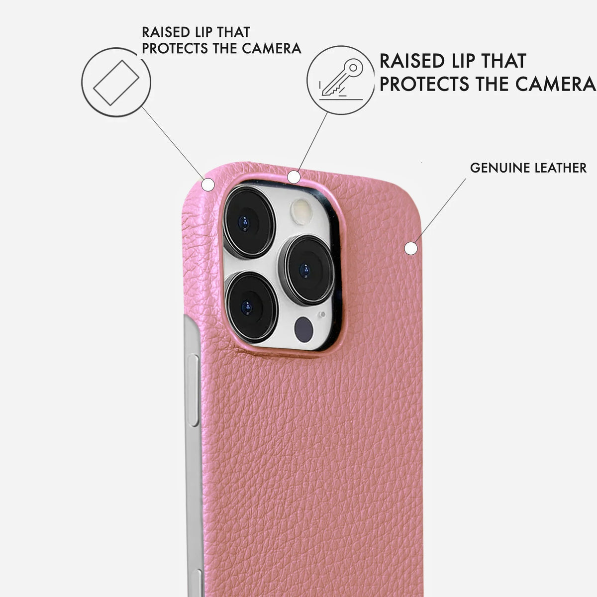 iPhone 16 Pro Leather Case — Ashe