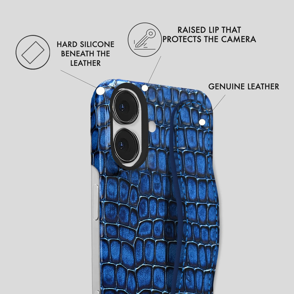 iPhone 17 Leather Case — Lusso Handle