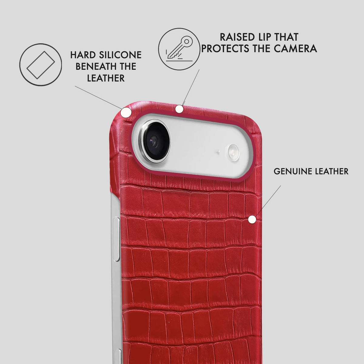 iPhone 17 Air Leather Case — Vega