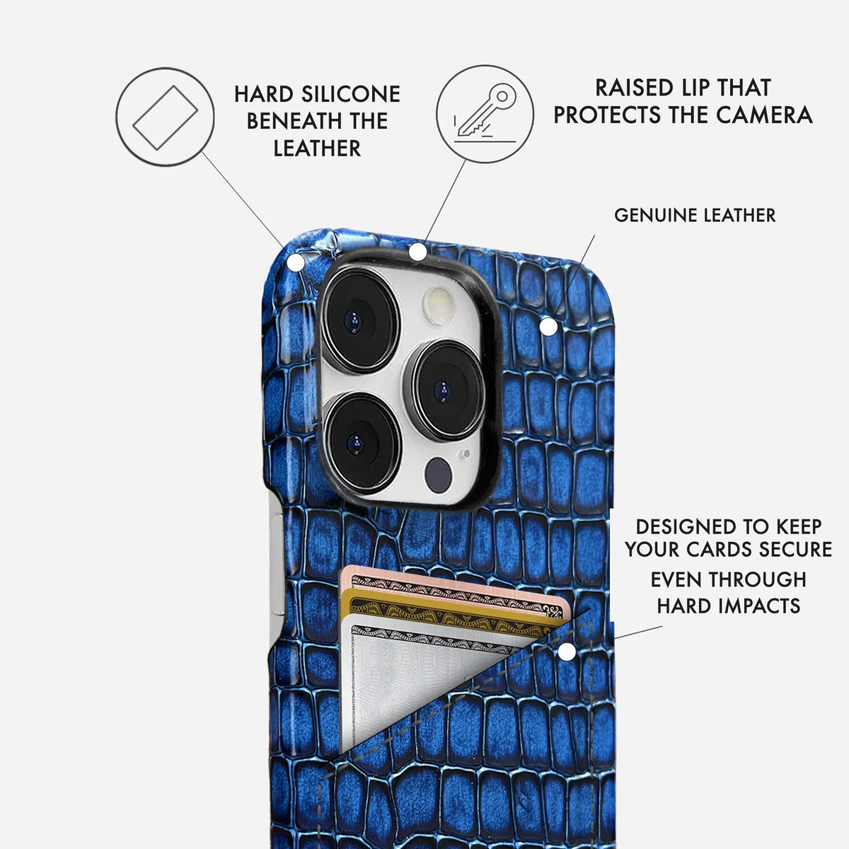 iPhone 13 Pro Leather Case — Lusso Cardholder