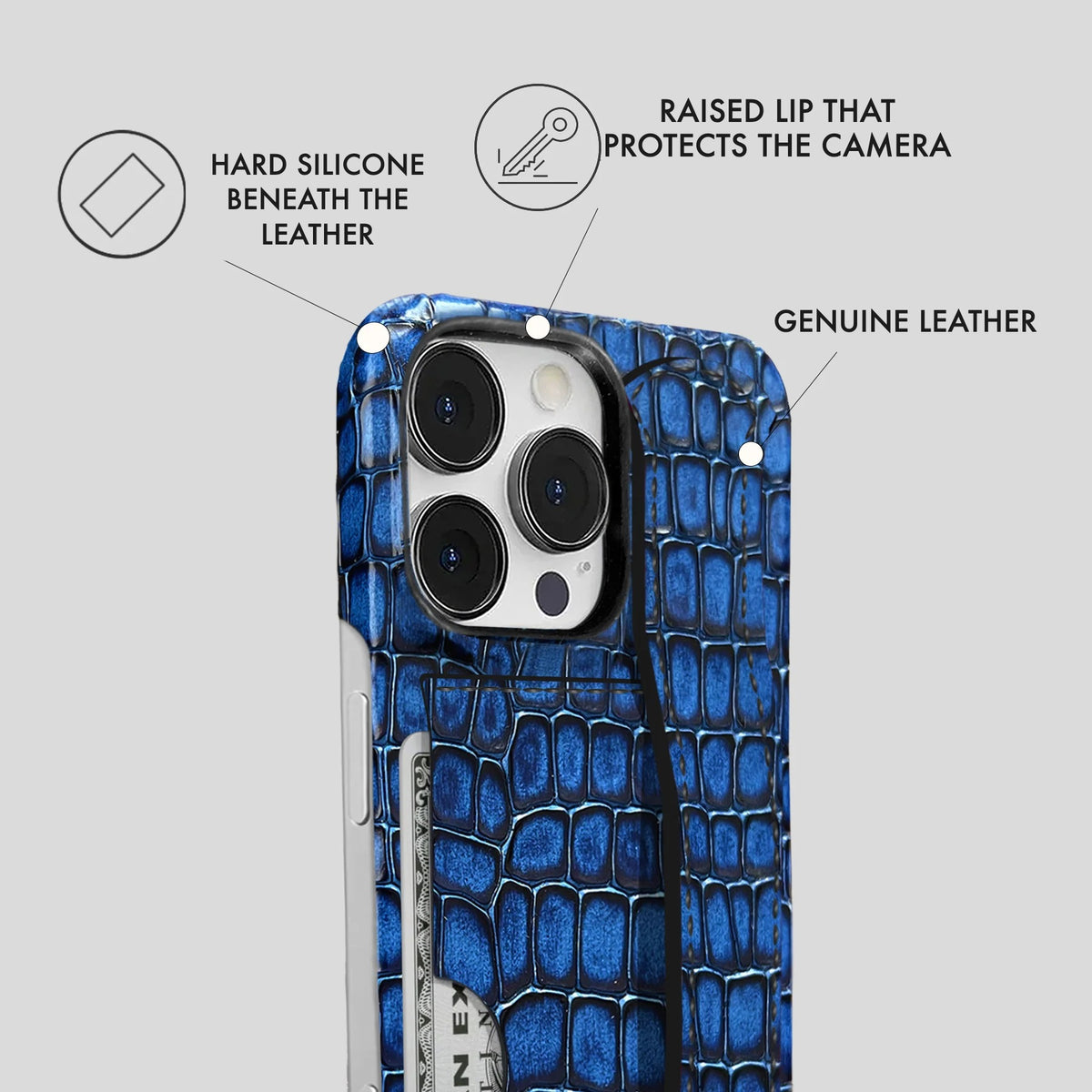 iPhone 16 Pro Max Leather Case — Lusso Handle Cardholder