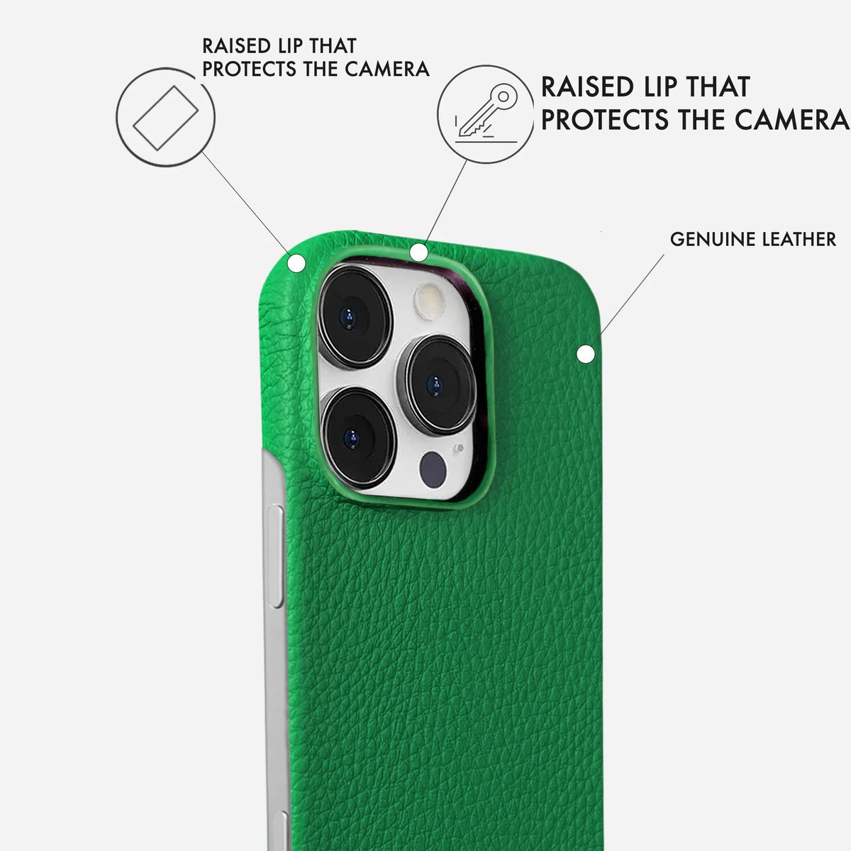 iPhone 16 Pro Leather Case — Ashe