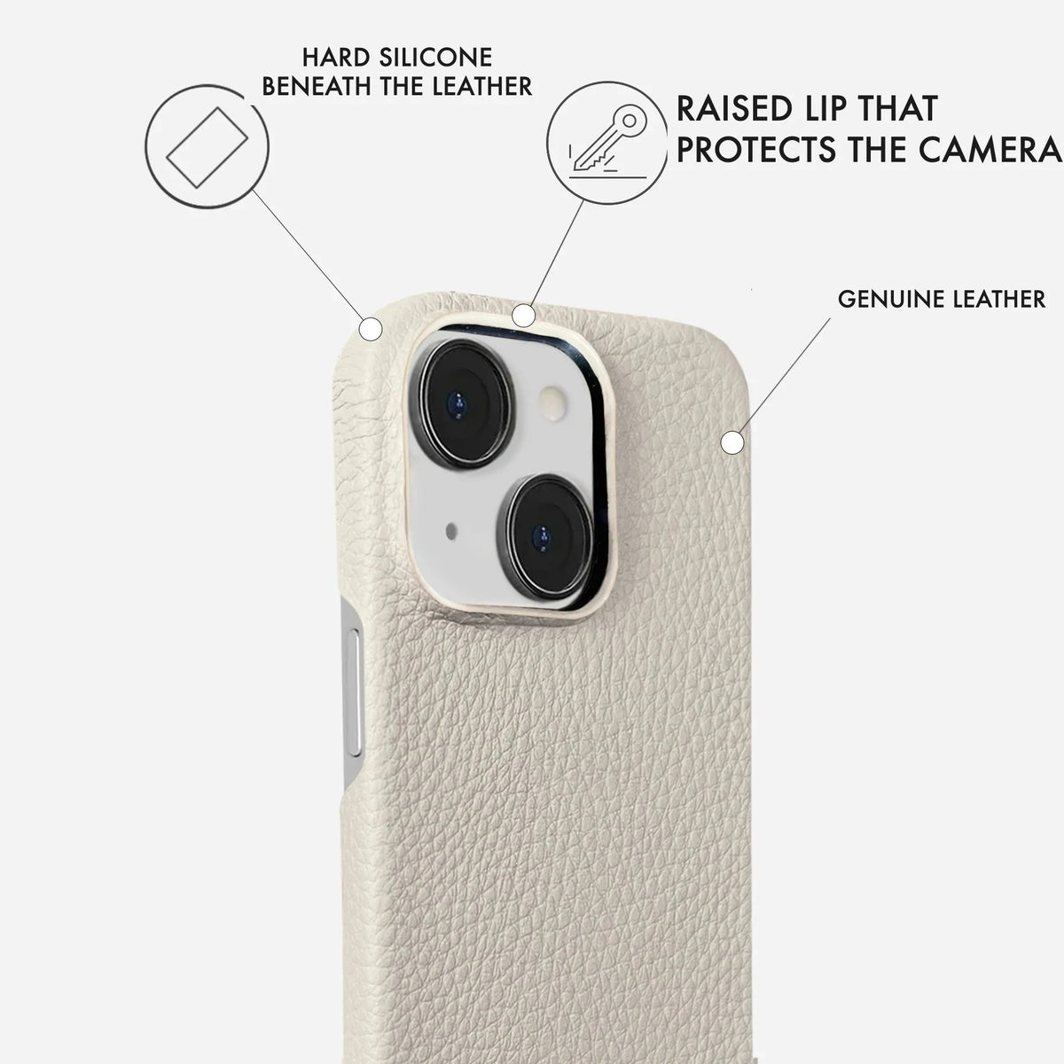iPhone 13 Leather Case — Ashe
