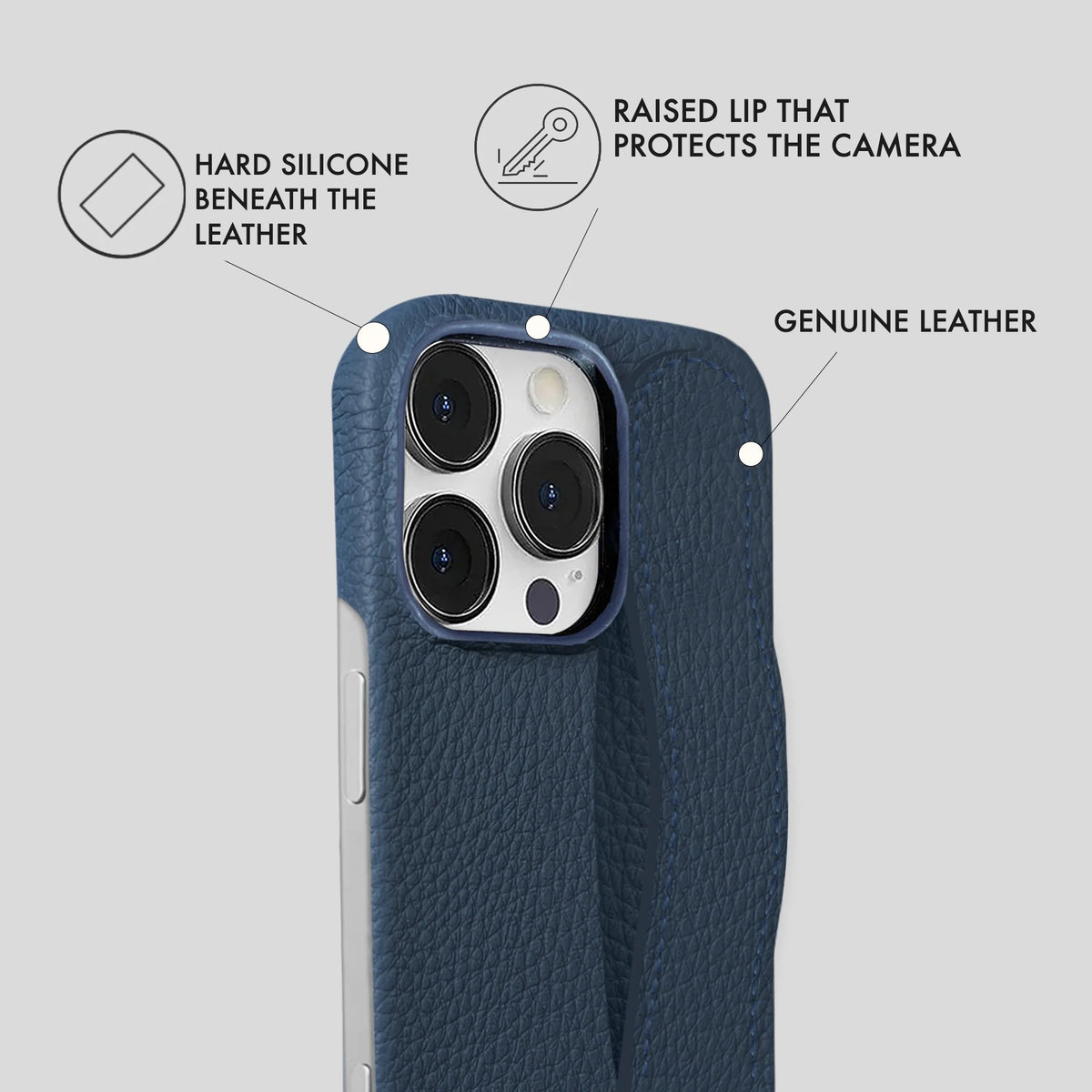 iPhone 16 Pro Leather Case — Ashe Handle