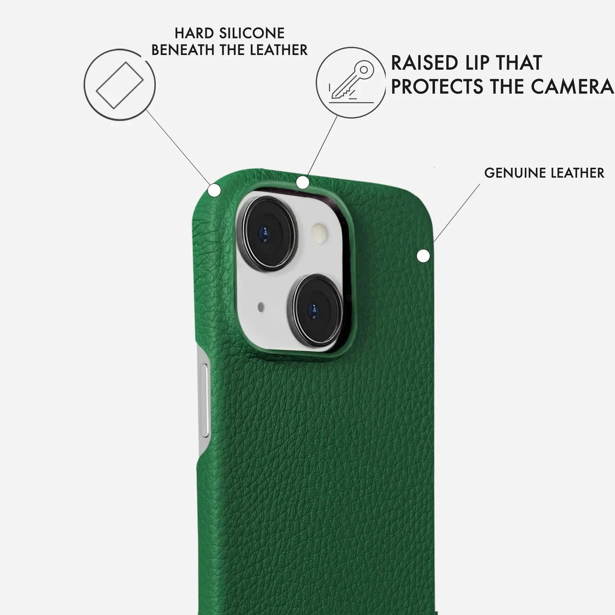 iPhone 14 Leather Case — Ashe