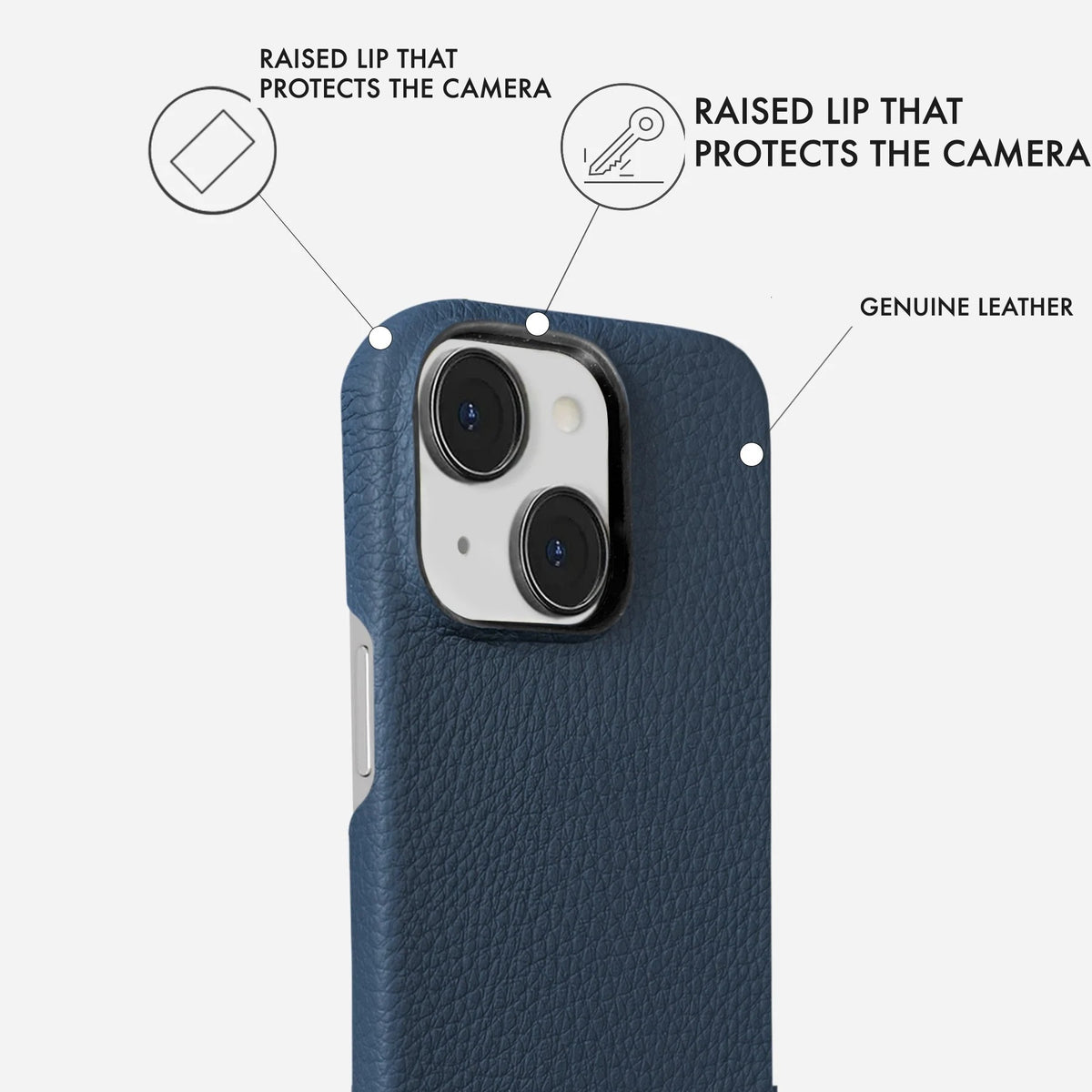 iPhone 15 Plus Leather Case — Ashe