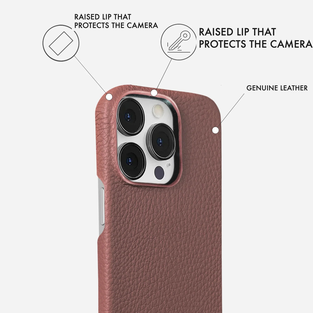 iPhone 13 Pro Leather Case — Ashe