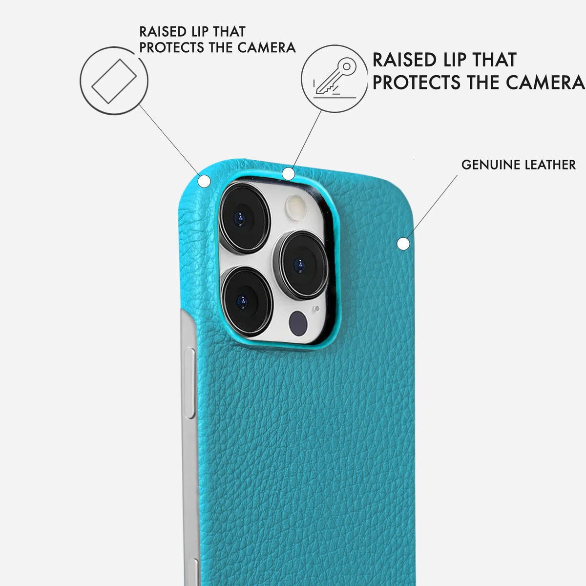 iPhone 16 Pro Leather Case — Ashe