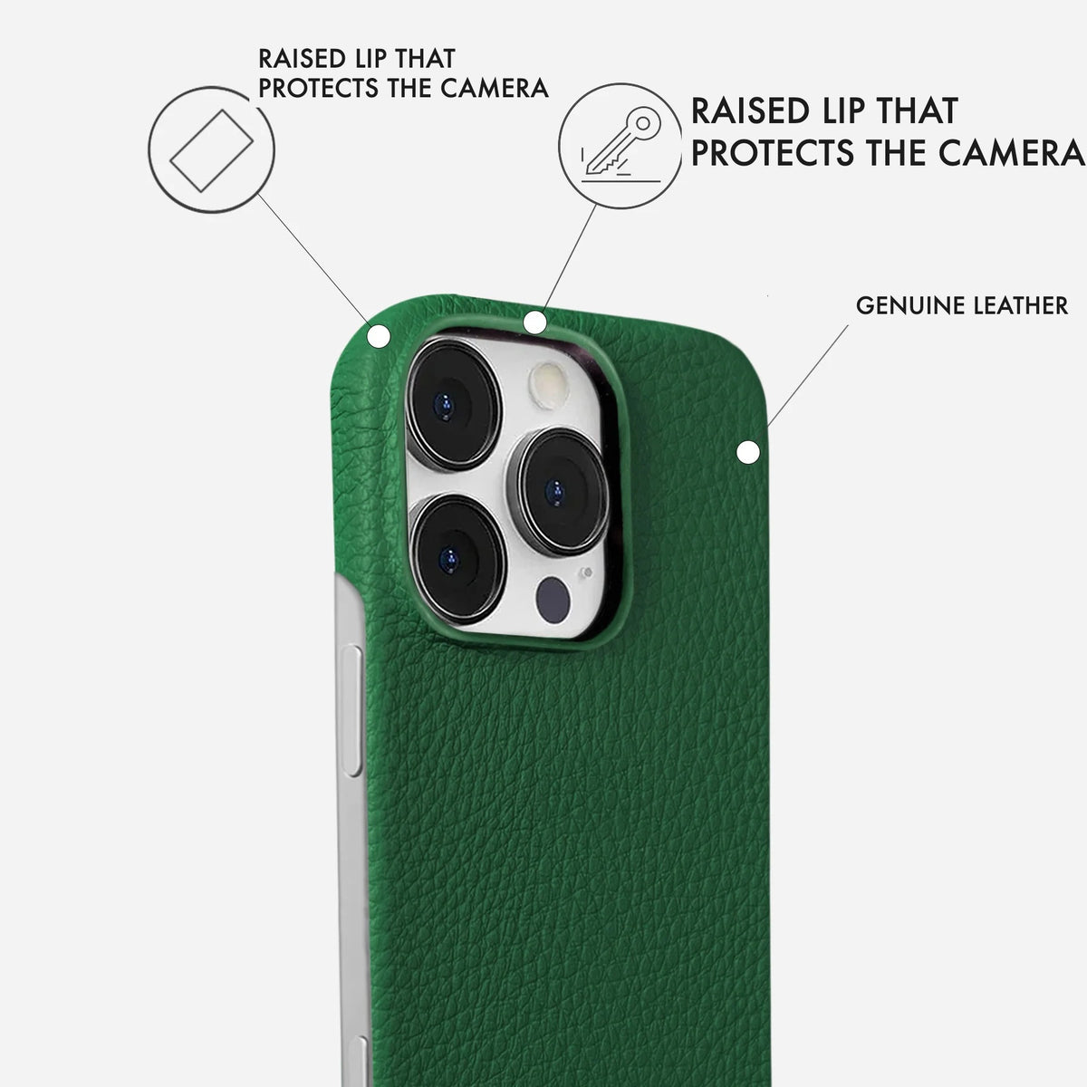 iPhone 16 Pro Leather Case — Ashe
