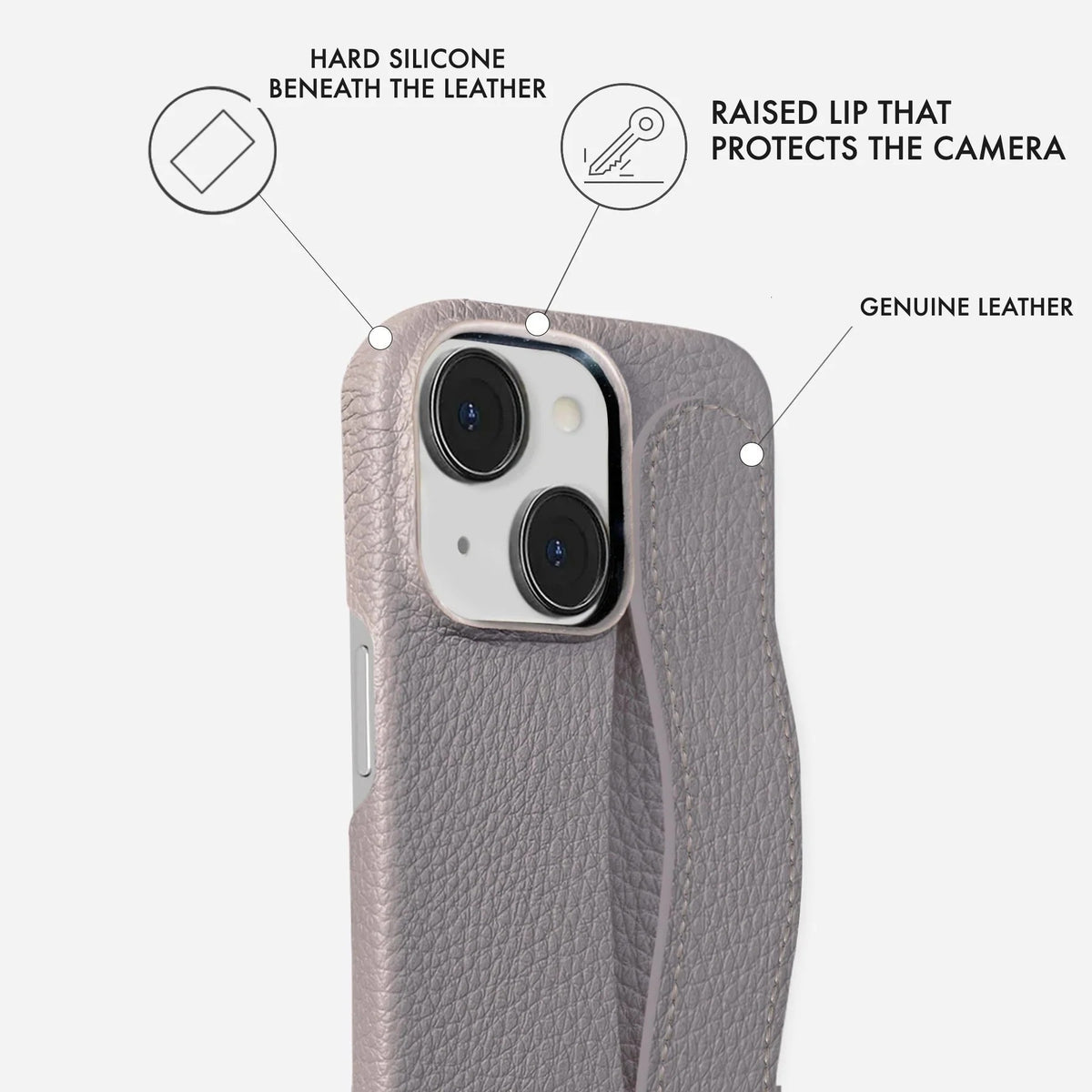 iPhone 14 Leather Case — Ashe Handle