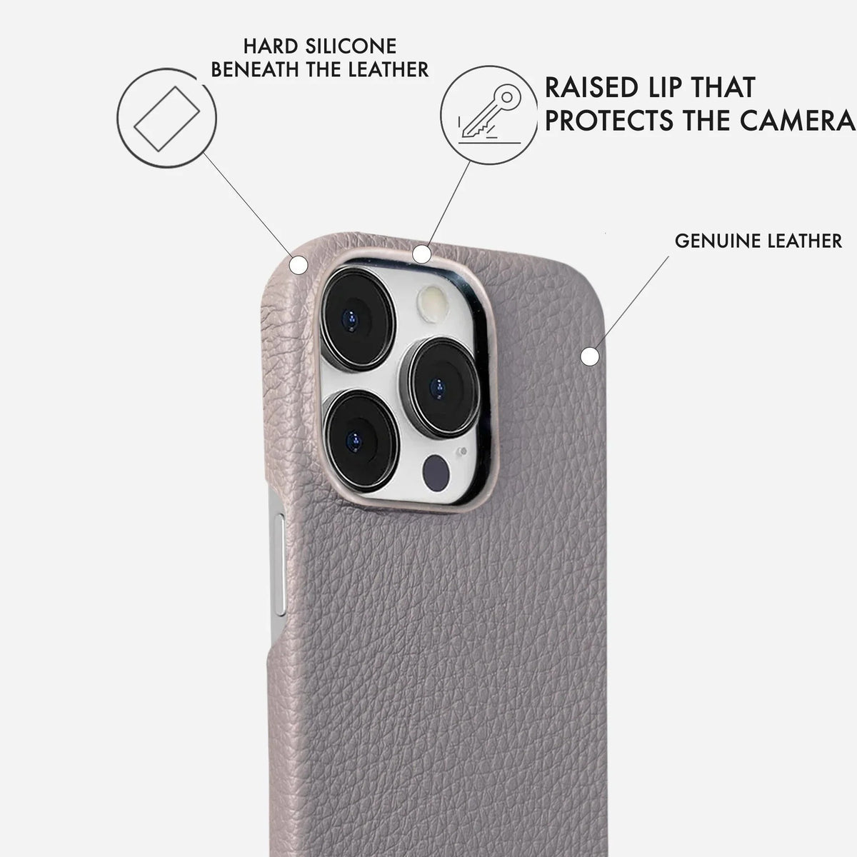 iPhone 14 Pro Leather Case — Ashe