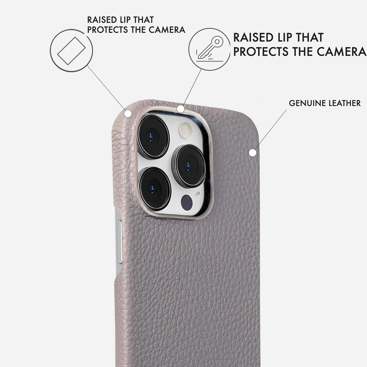 iPhone 14 Pro Leather Case — Ashe