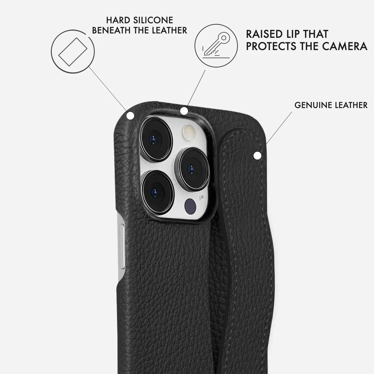 iPhone 13 Pro Leather Case — Ashe Handle