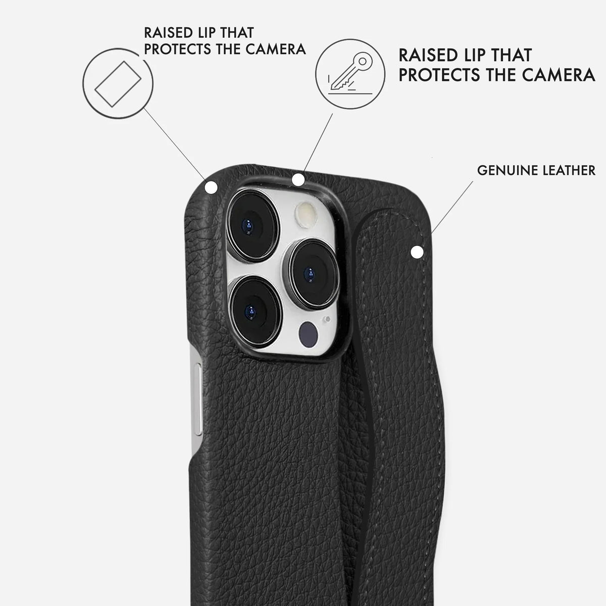 iPhone 13 Pro Leather Case — Ashe Handle