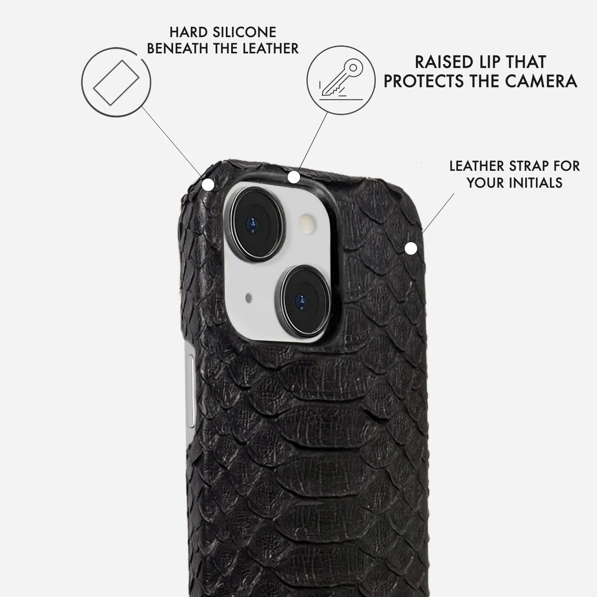 iPhone 13 Leather Case — Piton