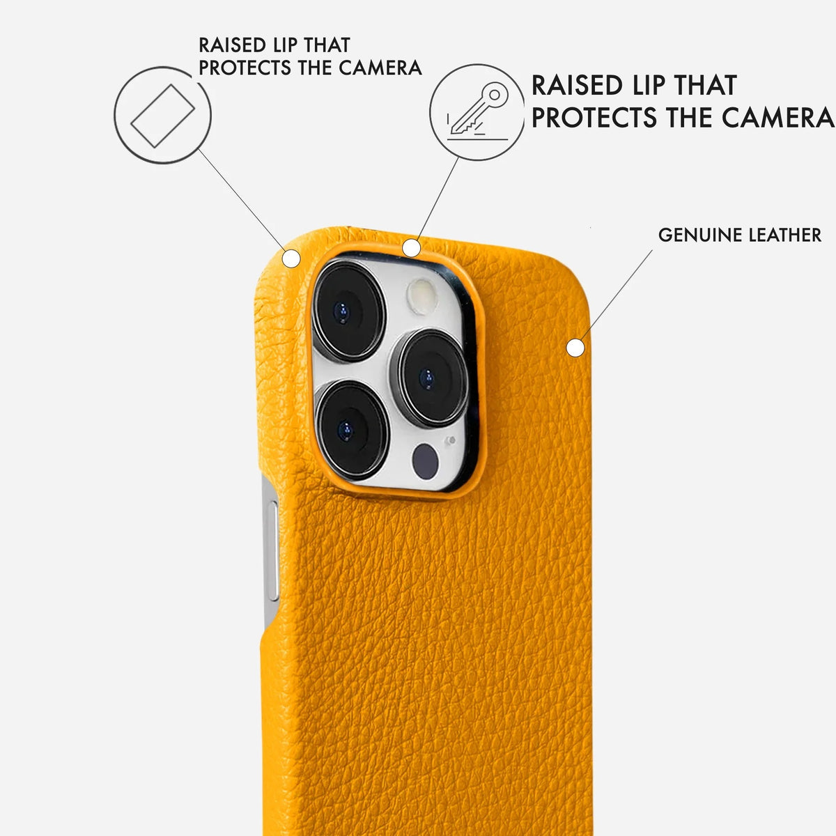 iPhone 14 Pro Leather Case — Ashe