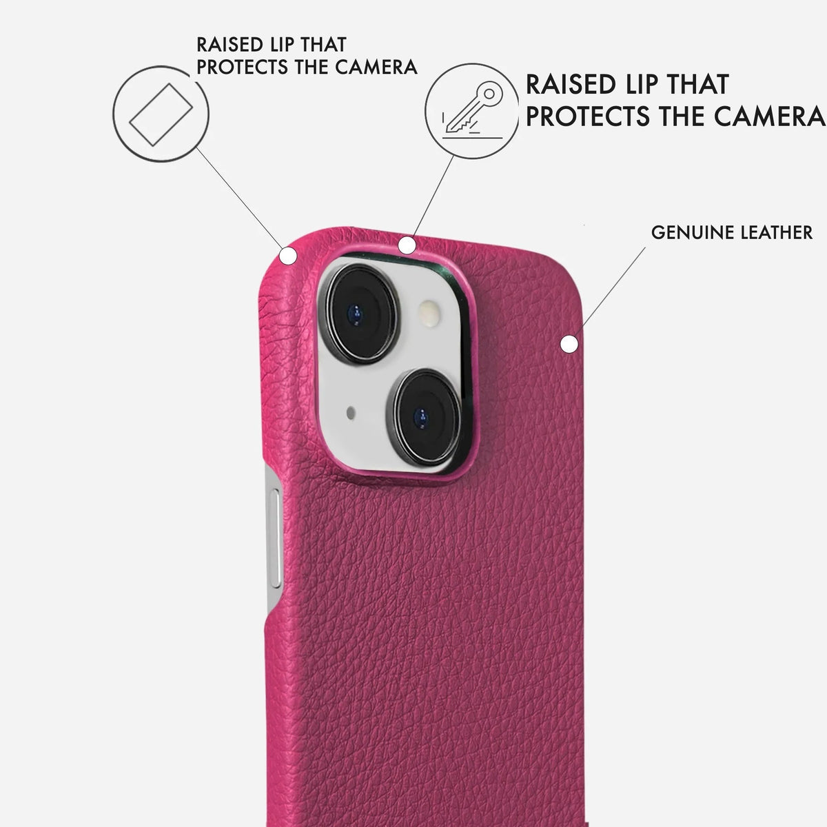iPhone 14 Leather Case — Ashe