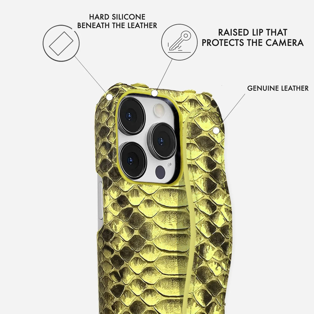 iPhone 14 Pro Max Leather Case — Piton Handle