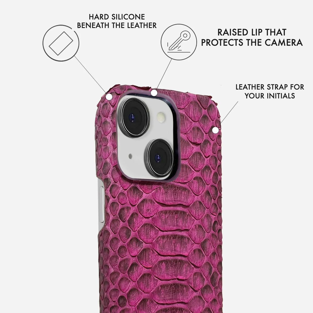 iPhone 14 Leather Case — Piton