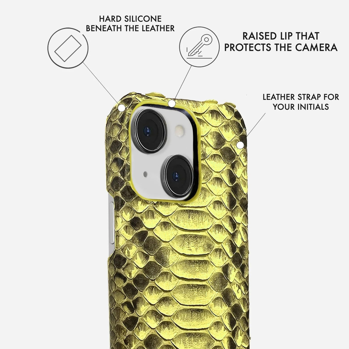 iPhone 15 Leather Case — Piton