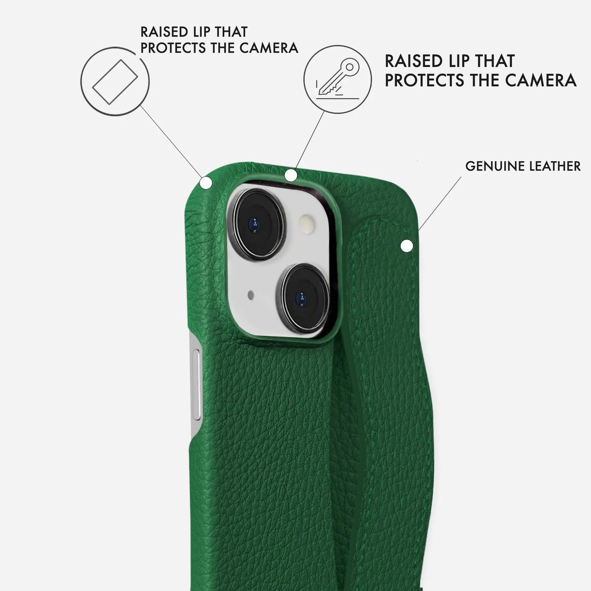 iPhone 14 Leather Case — Ashe Handle
