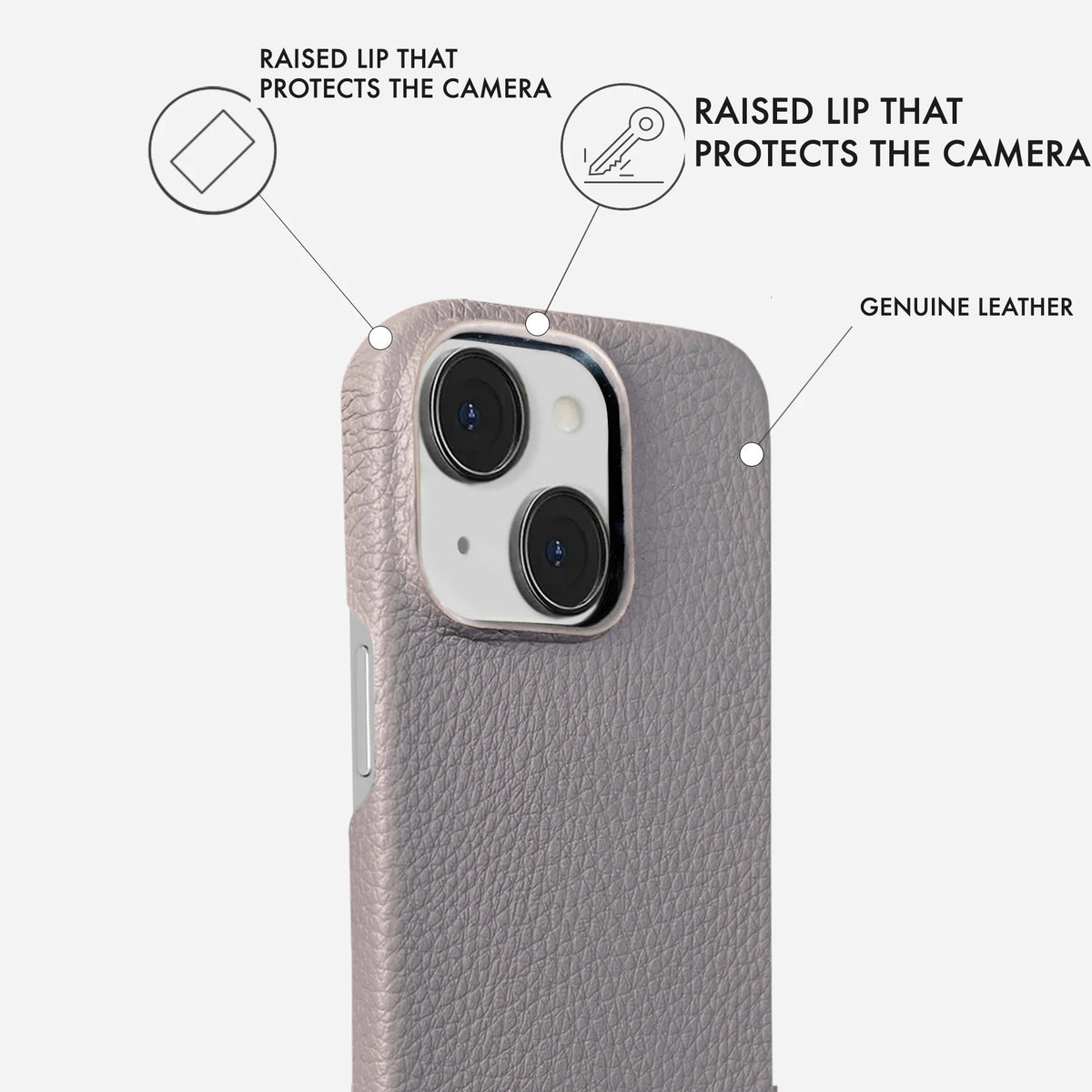 iPhone 13 Leather Case — Ashe