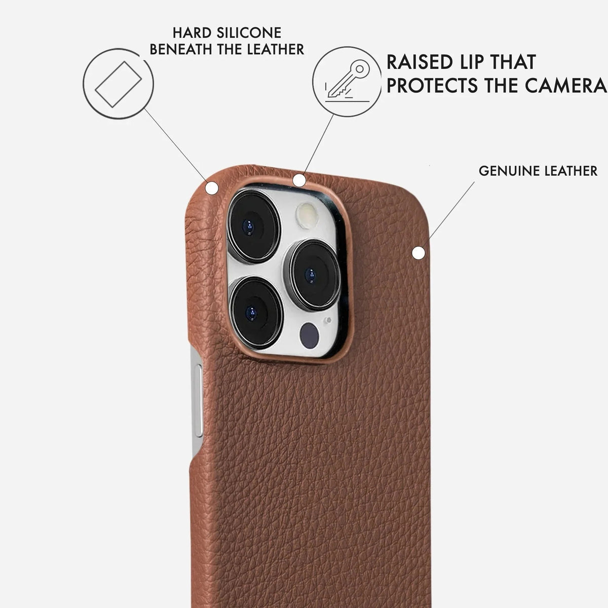 iPhone 14 Pro Leather Case — Ashe