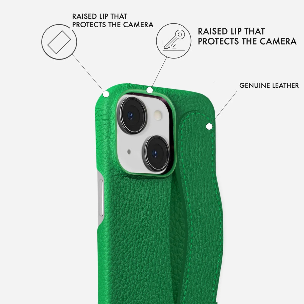 iPhone 14 Leather Case — Ashe Handle