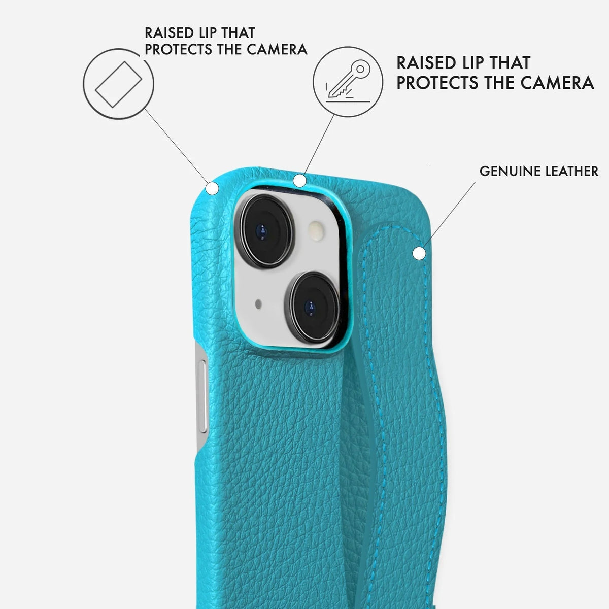 iPhone 15 Leather Case — Ashe Handle