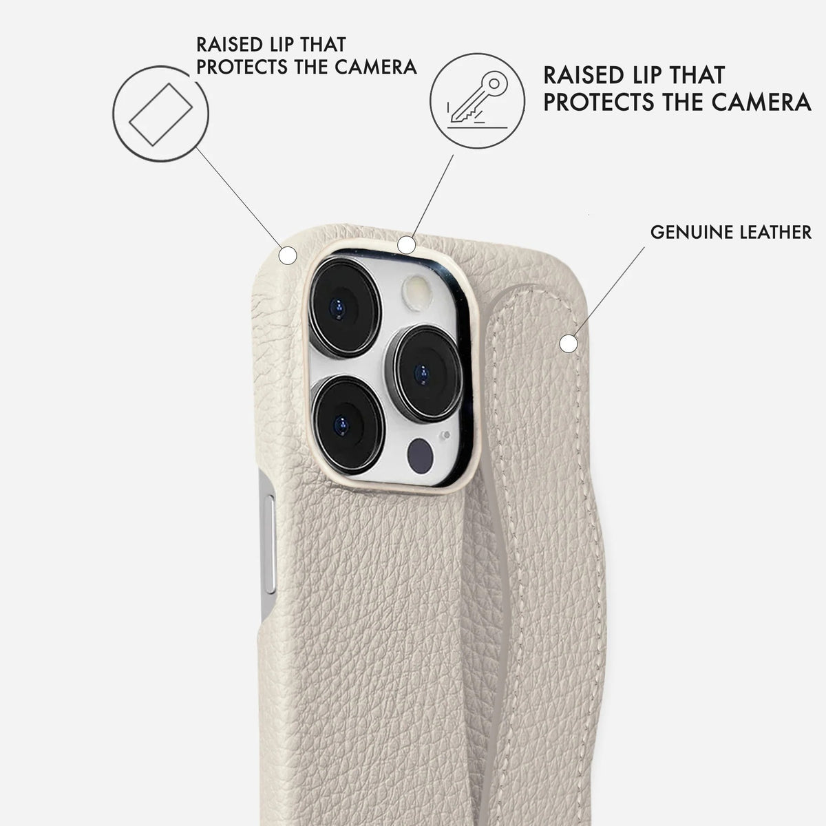 iPhone 15 Pro Leather Case — Ashe Handle