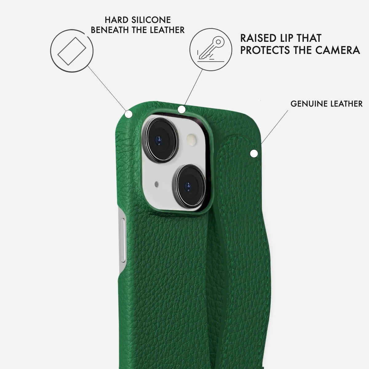 iPhone 15 Plus Leather Case — Ashe Handle