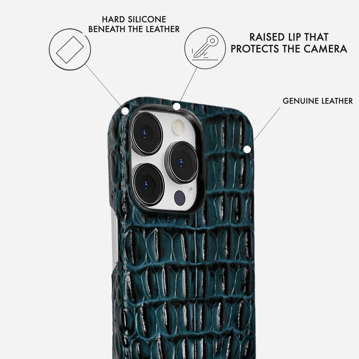 iPhone 15 Pro Max Leather Case — Titan
