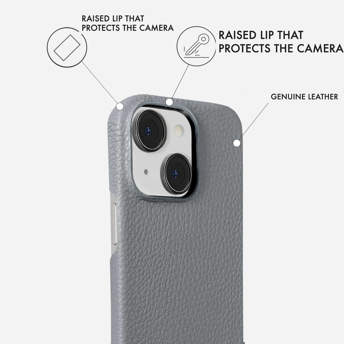 iPhone 13 Leather Case — Ashe