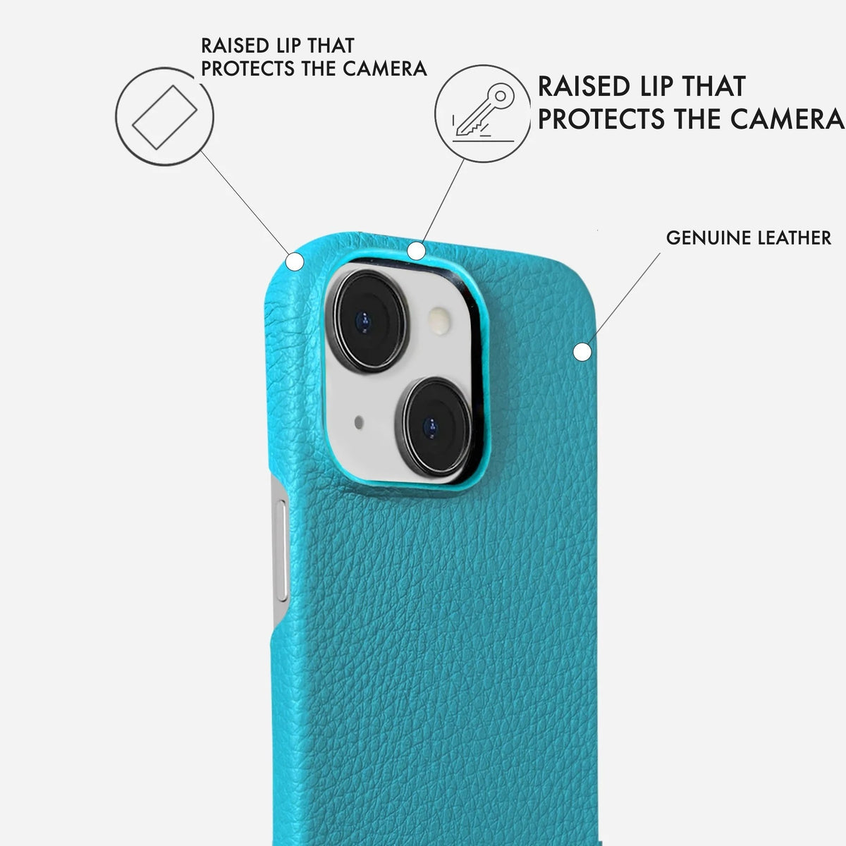 iPhone 15 Plus Leather Case — Ashe