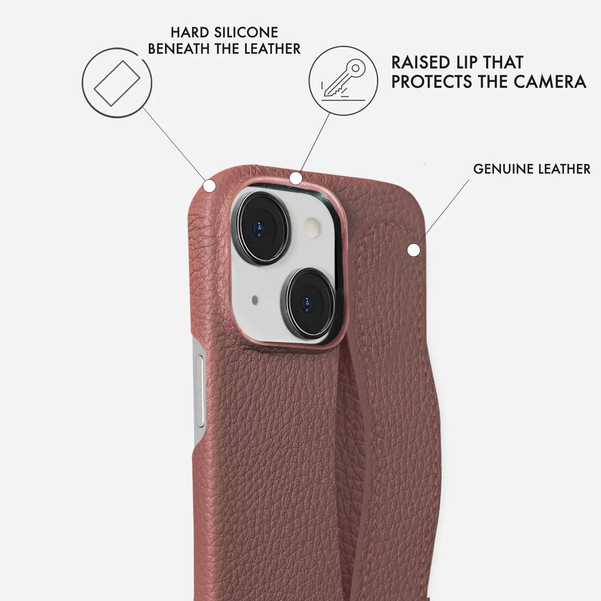 iPhone 13 Leather Case — Ashe Handle