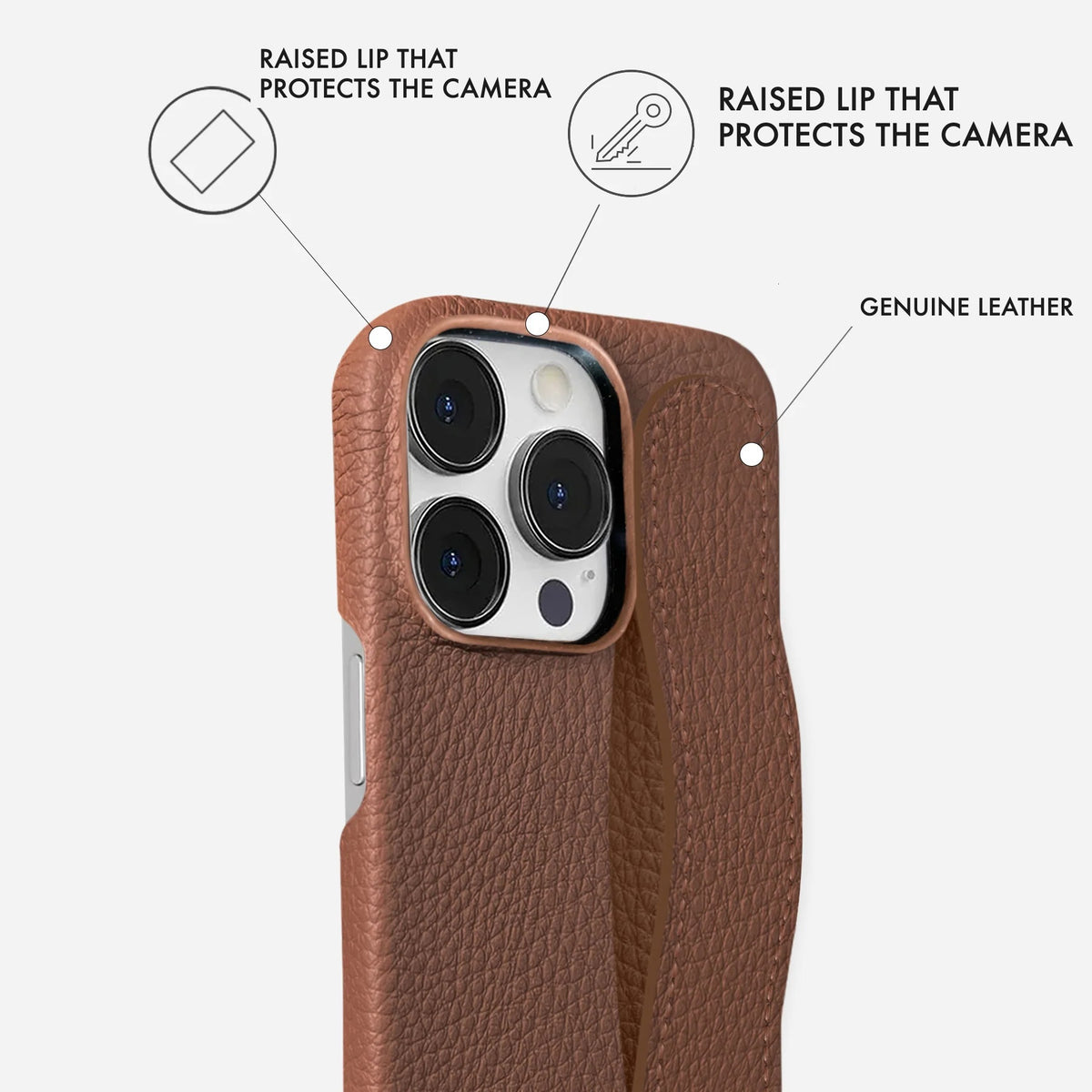 iPhone 13 Pro Leather Case — Ashe Handle