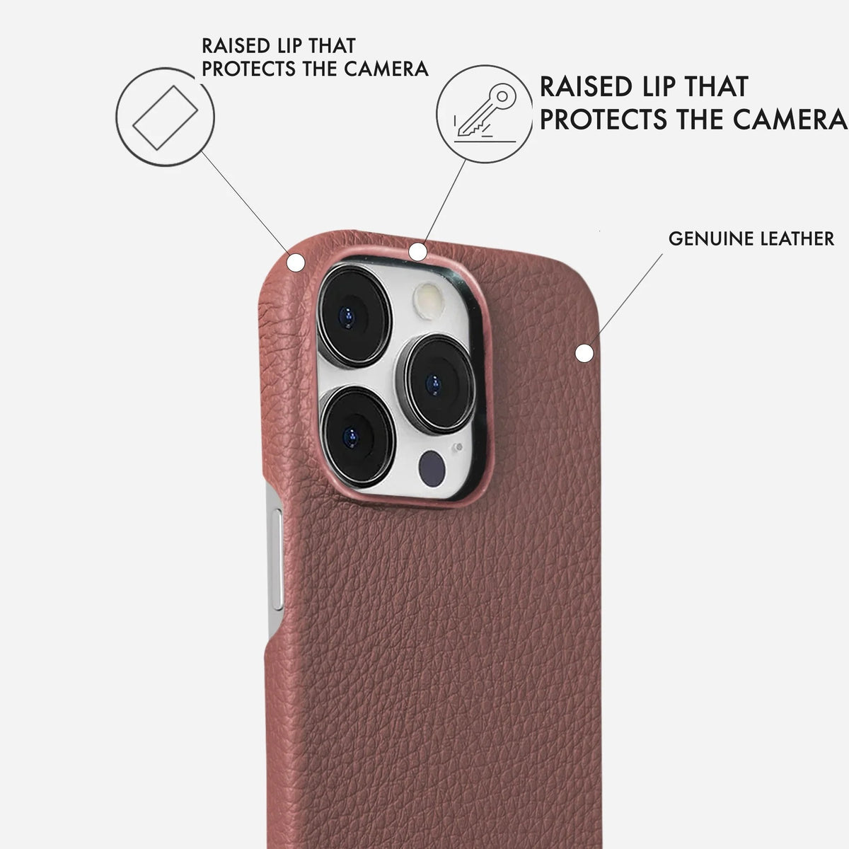 iPhone 14 Pro Max Leather Case — Ashe