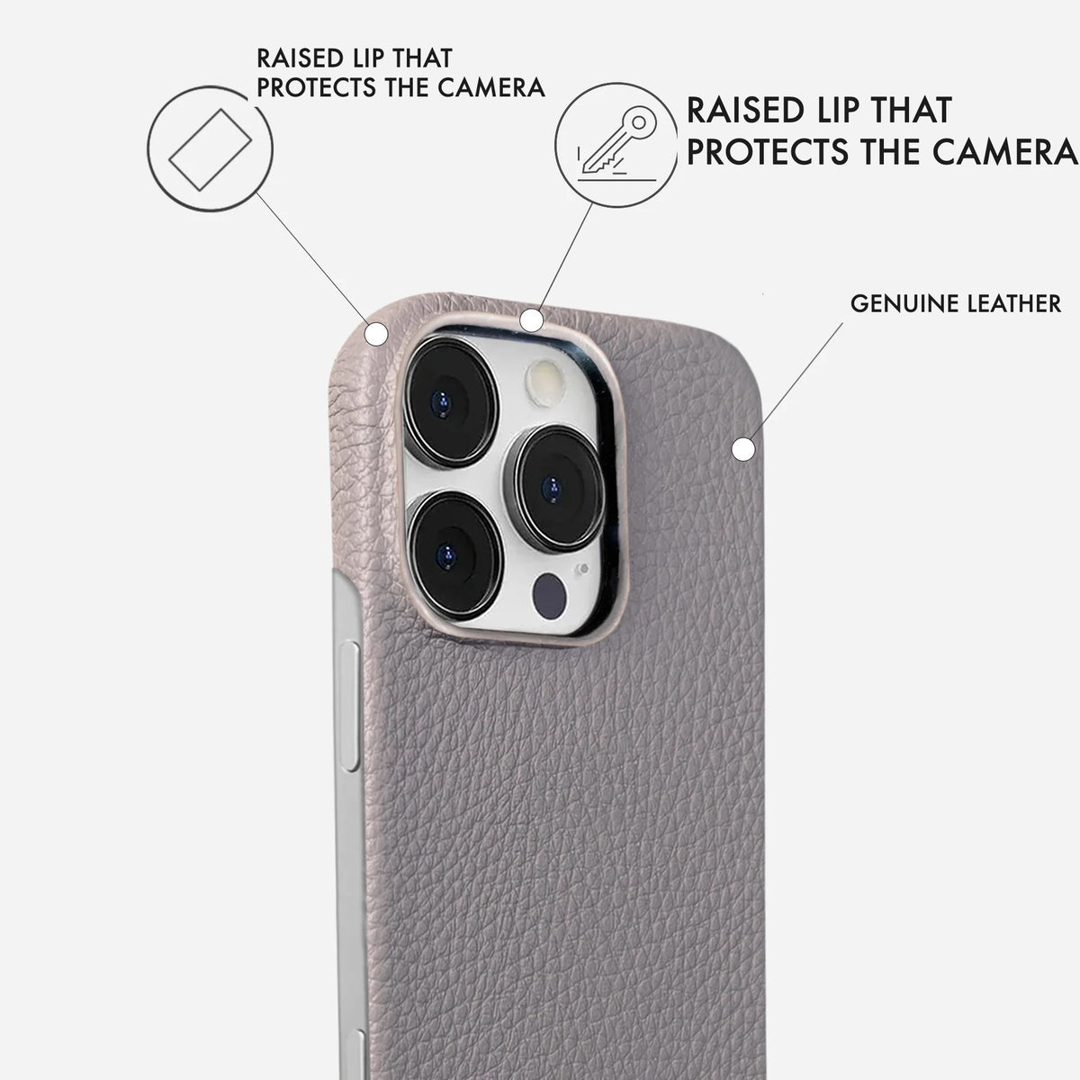 iPhone 16 Pro Leather Case — Ashe