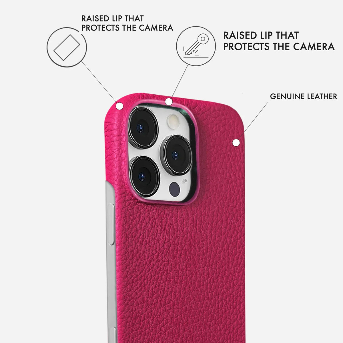 iPhone 16 Pro Leather Case — Ashe