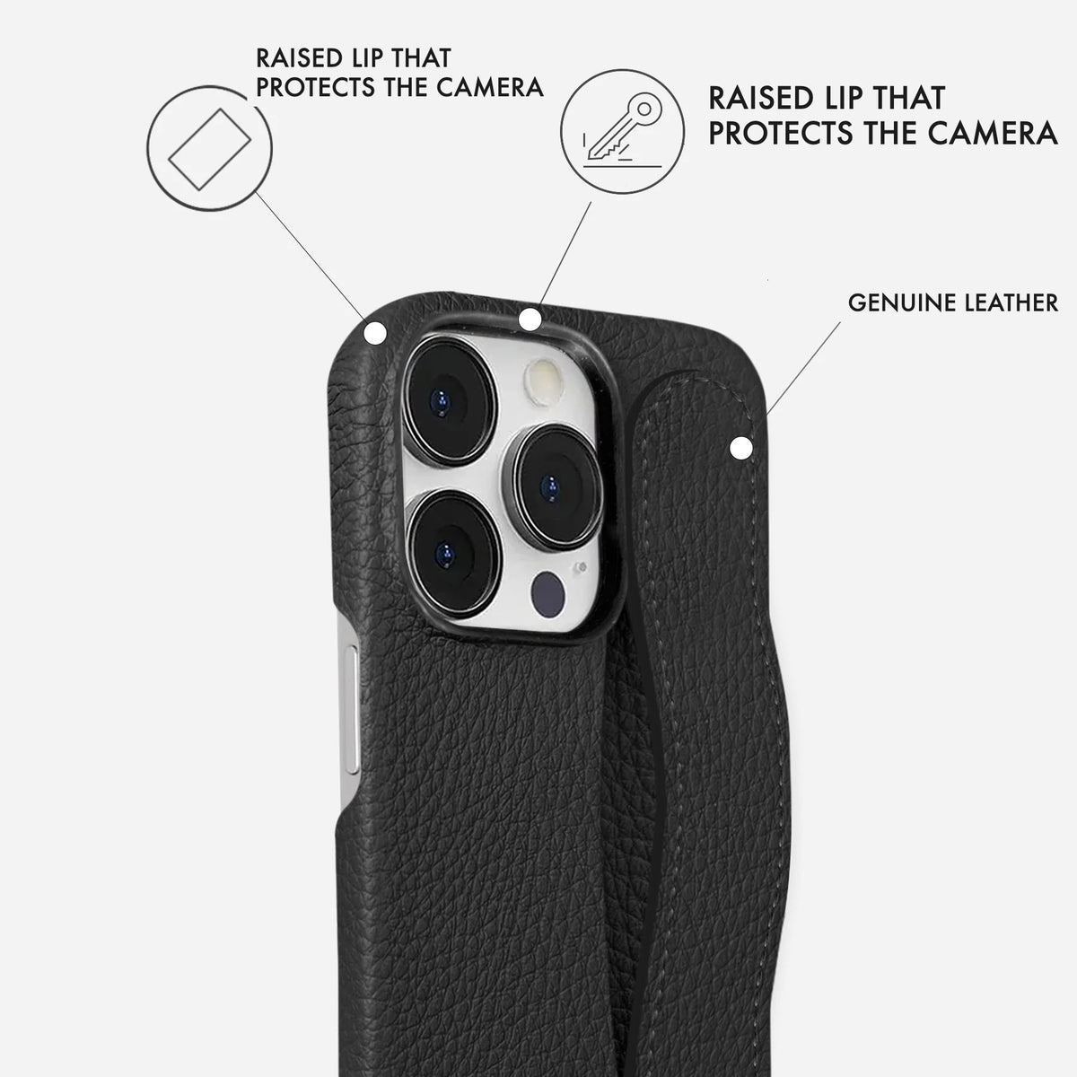 iPhone 14 Pro Leather Case — Ashe Handle