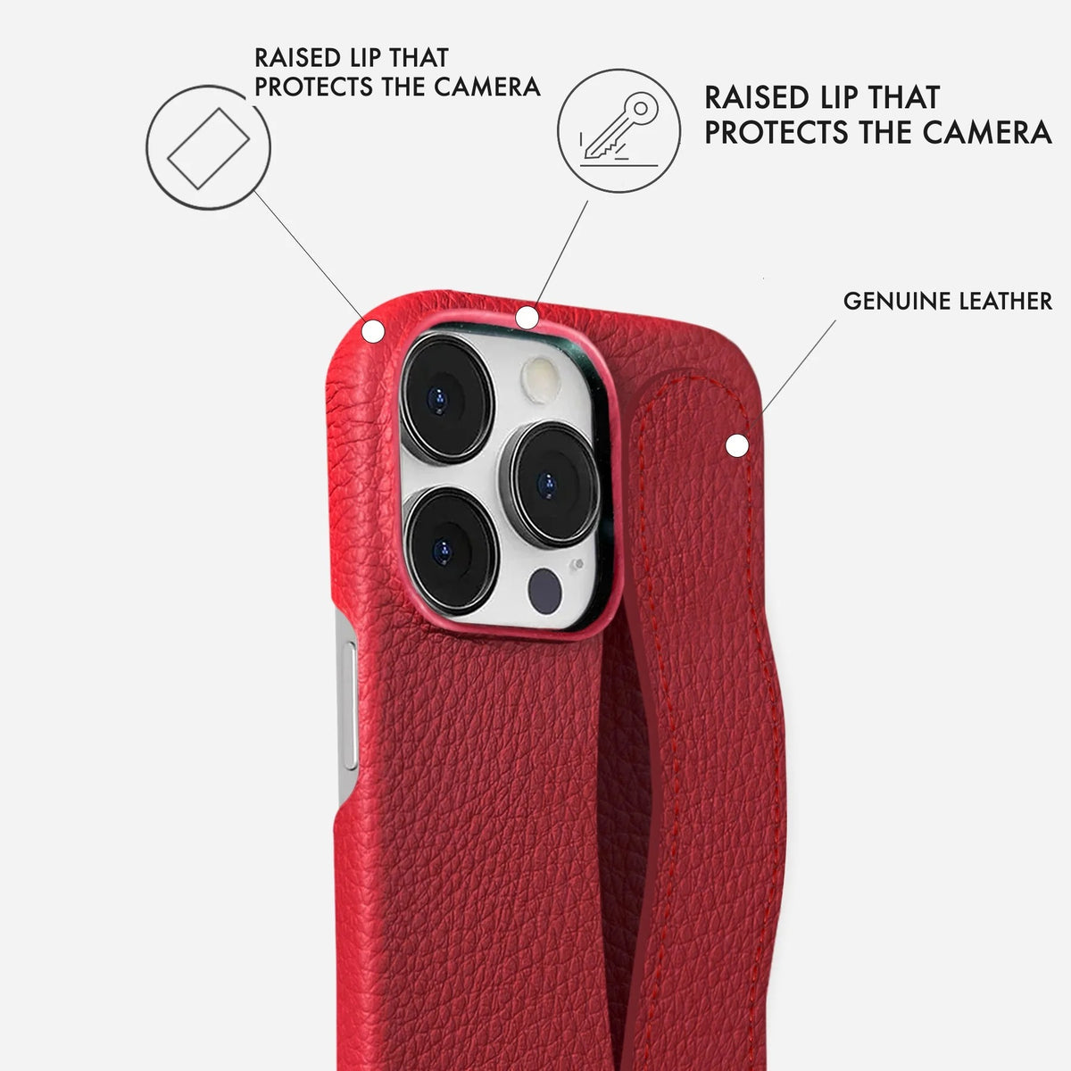 iPhone 15 Pro Max Leather Case — Ashe Handle