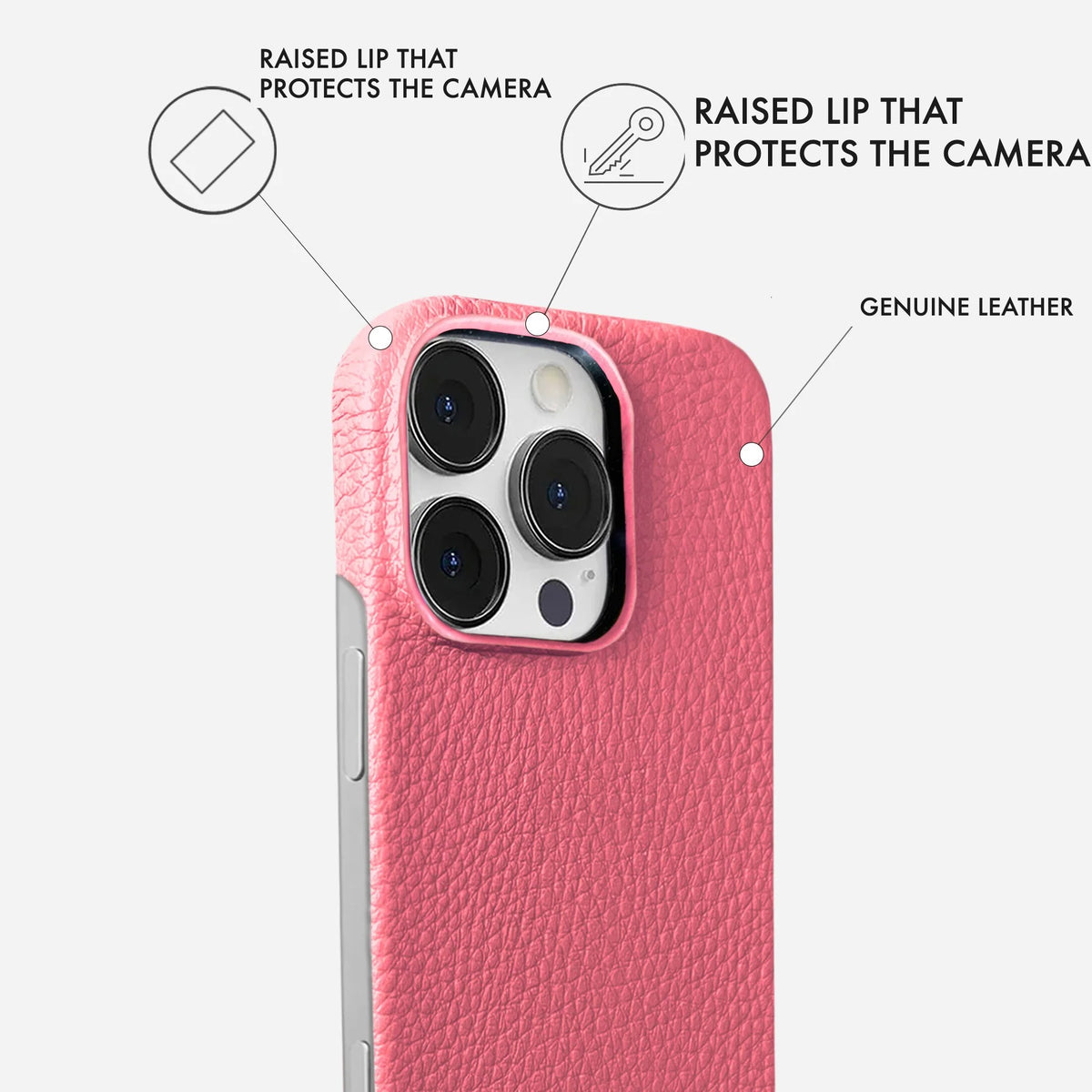 iPhone 16 Pro Leather Case — Ashe